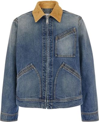 Alexander McQueen Blue Classic Collar Jacket