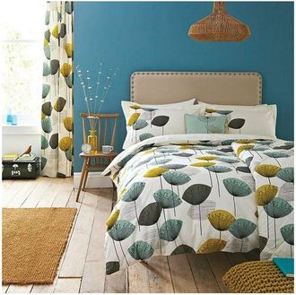Sanderson Options Dandelion Clocks Duvet Cover Set Super King Size Chaffinch