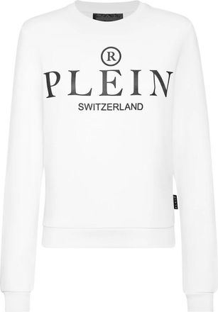 Philipp Plein Dames, Sweatshirts & Hoodies, Wit, Maat: XS