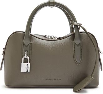 Stella McCartney Stella Mccartney Stella Ryder Small Faux Leather top Handle bag - Dark Brown - One Size