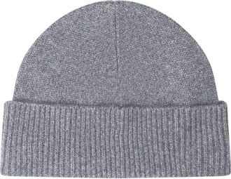 BOSS Berretto con placca logo - Grigio