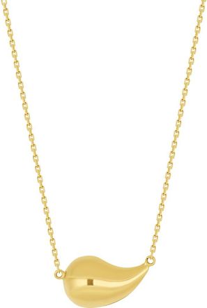 Bony Levy 14K Yellow Gold Teardrop Pendant Necklace at Nordstrom Rack, Size 18