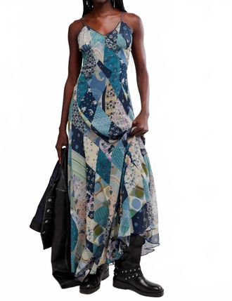 Free People Tis The Season Maxi Dress In Storm Combo