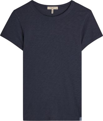 Rag & Bone Rag & Bone The Slub Cotton T-shirt - Navy - S (UK8-10 / S)