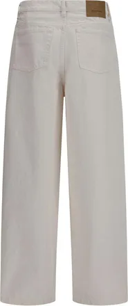 Ami Mens White Cotton Jeans Denim Clothing