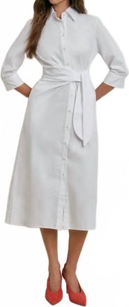 Favorite Daughter The Well Mannered Dress In White