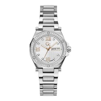 Guess Collectie Dameshorloge Legacy Z20003L1Mf Roestvrijstalen Armbandhorloge Zilver - Dames - Horloges - Grijs - ONE Size - Accessoires