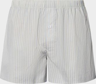Hanro Mens Fancy Woven Cotton Boxers