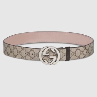 Gucci Belt With Interlocking G Buckle, Size 100