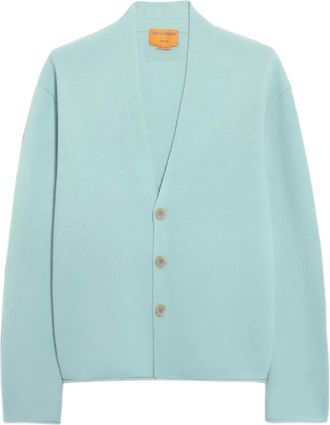 Guest In Residence Cardigan Everywear con bottoni - Blu