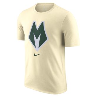 Nike Milwaukee Bucks Essential City Edition Nike Mens NBA T-Shirt in Brown | HV5554-280