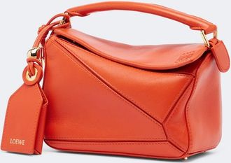 Loewe Borsa a mano Puzzle Featherlight Mini in pelle