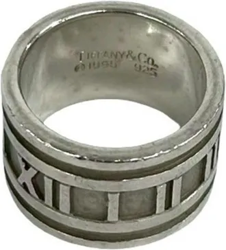 Tiffany & Co. Silver Silver 925 Band Ring (Pre-Owned)