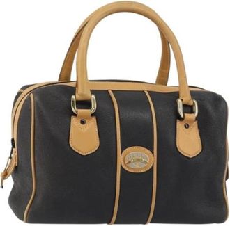 Gucci Pre-owned Handbags, female, Black, Size: ONE SIZE Pre-owned Leather Handbag