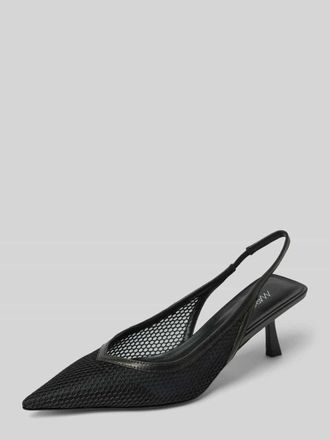 Marc Cain Pumps in Mesh-Optik mit Pfennigabsatz in Black, Gr&ouml;&szlig;e 41