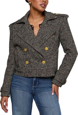 L'agence LAgence Xoey Cropped Trench Coat