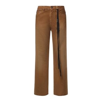 Ann Demeulemeester Rechte jeans - Heren - Jeans - Bruin - Maat: M