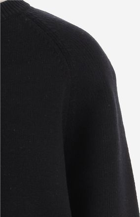 Frankie Shop Wool-Blend Crew Neck Sweater - Black