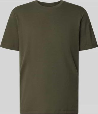 Tom Tailor Regular Fit T-Shirt aus Baumwoll-Mix in Oliv, Gr&ouml;&szlig;e XXXL