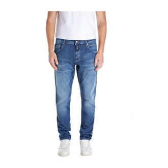 Replay Heren, Jeans, Blauw, Maat: W36 Denim