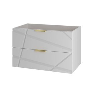 Petits Meubles Mueble bajo lavabo estratificado Blanco