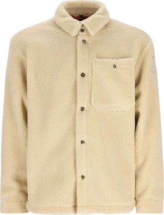 Napapijri Fleece Jassen - Heren - Fleece jassen - Beige - XL - Fitness