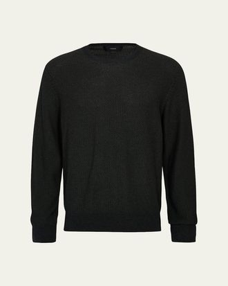 Vince Mens Geometric Jacquard Sweater