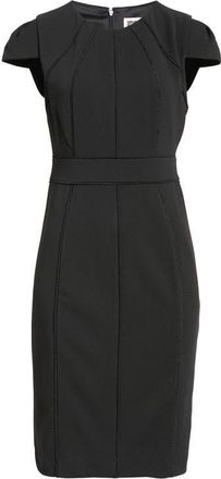 Anne Klein Cap Sleeve Sheath Dress in Anne Black at Nordstrom, Size 16