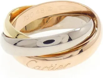 Cartier Pink Gold White Gold Yellow Gold Yellow Gold (18K) Pink Gold (18K) White Gold (18K) Band Ring (Pre-Owned)