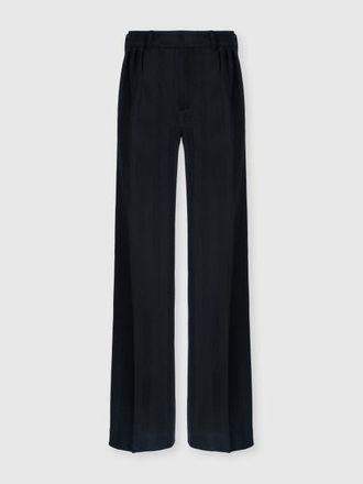 Missoni Tone-on-tone Zigzag Cotton And Viscose Classic Trousers in Black at Nordstrom, Size 38 It