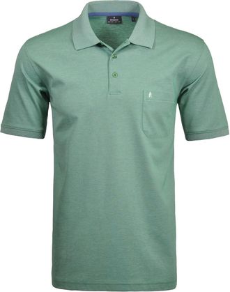 Ragman mens soft knit polo with breast pocket, short sleeve 3XL, mint-385