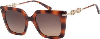 Ferragamo Womens SF1041S-238 SF1041S 51 238 Fashion Sunglasses - Brown - One Size