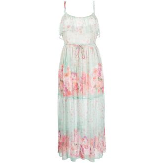 Twinset Maxi Kleedjes - Dames - Zomerkleedjes - Veelkleurig - M - Polyester - Kleedjes