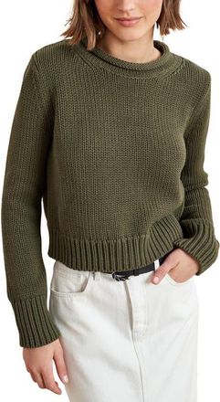 La Ligne Solid Mini Marina Sweater in Olive at Nordstrom, Size X-Large