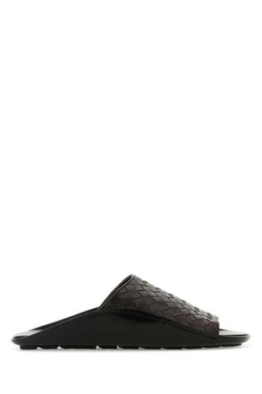 Bottega Veneta Brown Leather Sandals