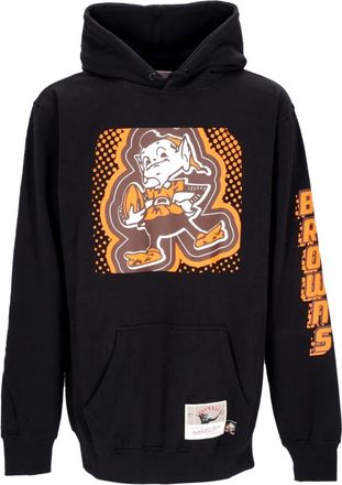 Mitchell & Ness Cleveland Browns NFL Hoodie Zwart - Heren - Hoodies - Zwart - S - Katoen - Hoodies & sweatvesten