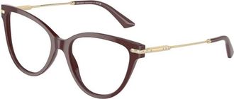 Jimmy Choo London Authentieke Bril met Topkwaliteit - Dames - Brillen - Rood - 54 MM - Accessoires