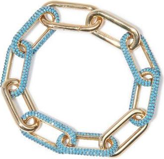 Nickho Rey Link Bracelet in Turquoise/gold at Nordstrom, Size 7