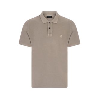 Dondup Regular-fit Polo - male - Dondup - Polo Shirts - Gray - M - Tops