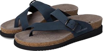 Mephisto Helen Womens Sandals Navy Nubuck : EU 40 (US Womens 10) B - Medium, Leather/Suede
