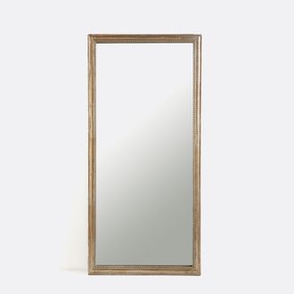 La Redoute Interieurs Rechthoekige spiegel in massief mangohout, breedte 80 x hoogte 170 cm, Afsan