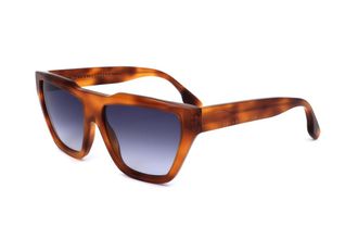 Victoria Beckham VB145S 221 Vintage Havana/Blue Gradient