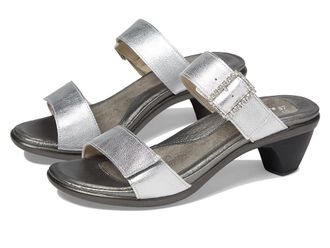 Naot Recent Womens Shoes Soft Silver Leather : EU 41 (US Womens 10) M