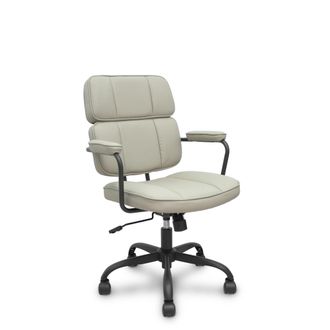 Piqueras y Crespo Silla Opti518 Basculante Simipiel Beige