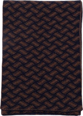 Drumohr Biscottino Geometric Pattern Scarf