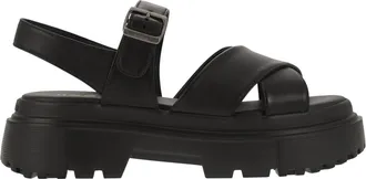 【送料&関税込】Hogan h680 Black Leather Sandals Hogan Leather Sandals | Black | FARFETCH