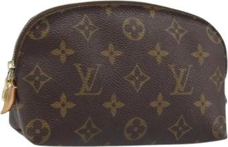 Louis Vuitton Pre-owned Clutches, female, Brown, Size: ONE SIZE Pre-owned Vintage Monogram Pouch