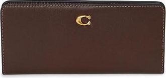 Coach Essential Slim Wallet Wallet Womens Handbags Maple, Polyester