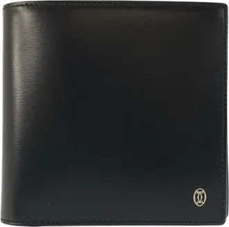 Cartier Black Leather Wallet (Bi-Fold) (Pre-Owned)