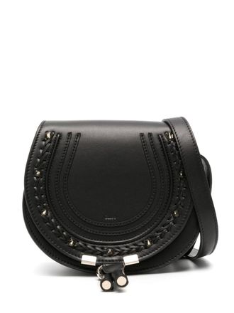 Chloé small Marcie crossbody bag - women - Calf Leather/Calf Leather - One Size - Black